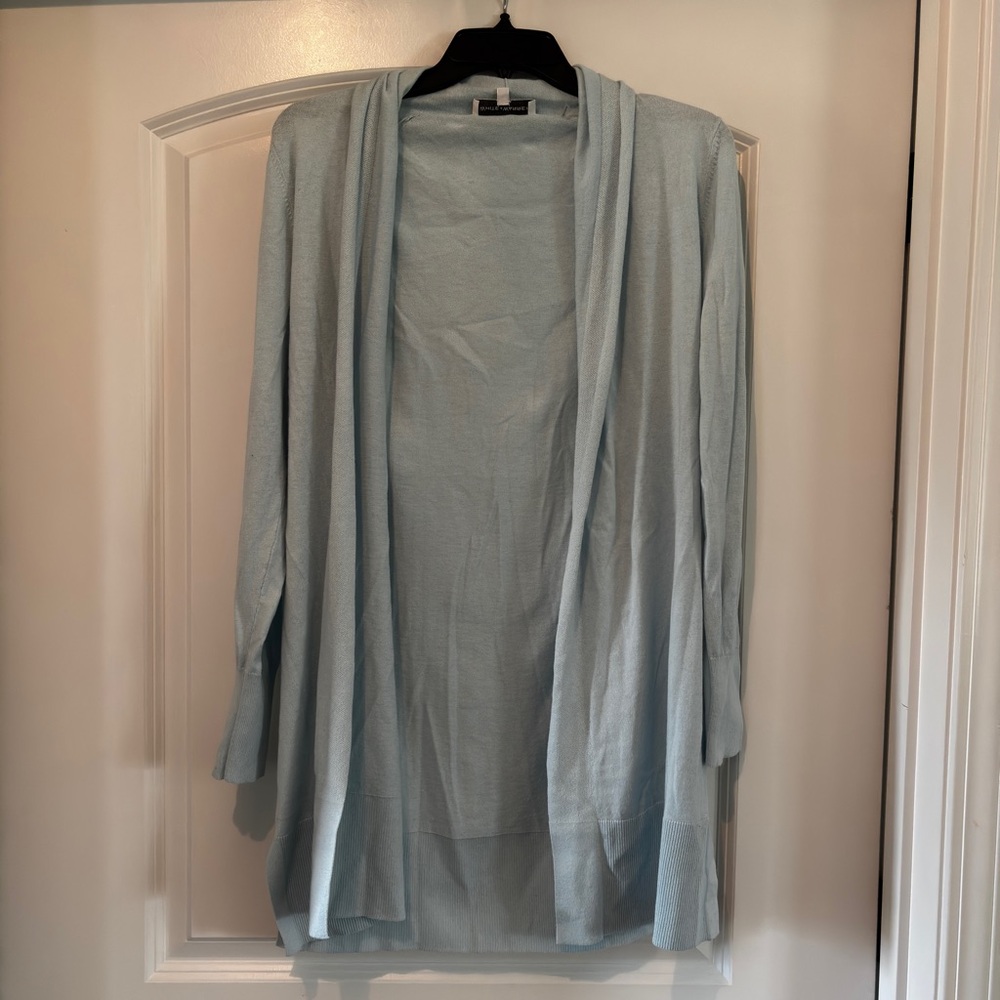 White + Warren Light Blue Cardigan ~ light blue ~ xs • new